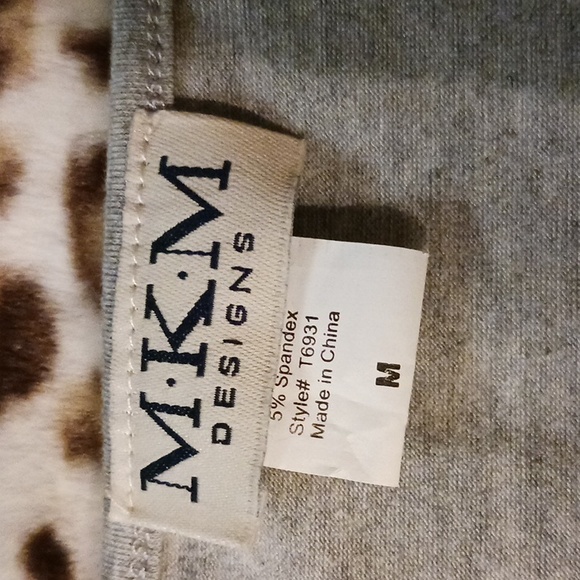 NWOT M.K.M. Designs Short Sleeved Belted Tunic Sz M juniors - Picture 15 of 16